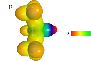 Molecular model of trimethylphosphine oxide generated with the Millsian software