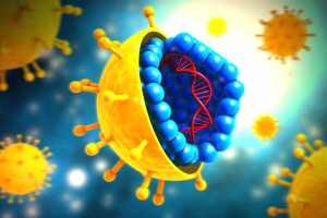 The hepatitis C virus. Courtesy of the CDC.